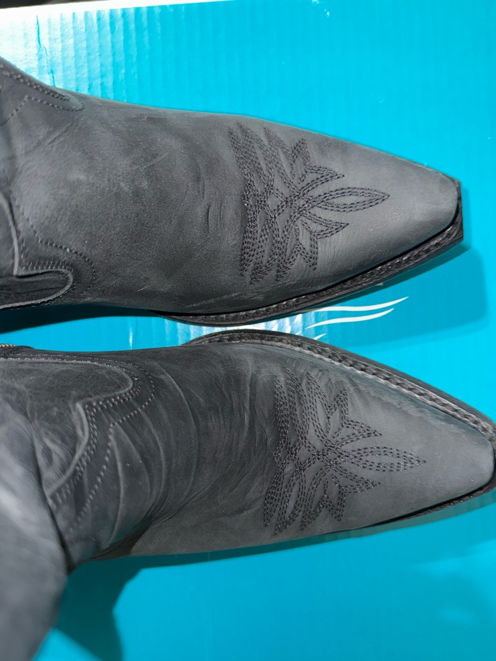 Lane Cowgirl Zip Shortie Boots Booties - Picture 6 of 9